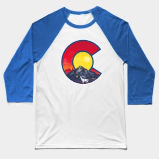 elk colorado flag Baseball T-Shirt